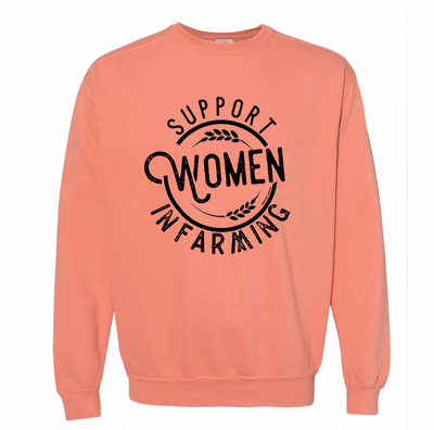 Support Women in Farming Crewneck (S-3XL) - Multiple Colors!
