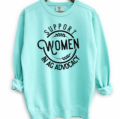 Support Women in Ag Advocacy Crewneck (S-3XL) - Multiple Colors!