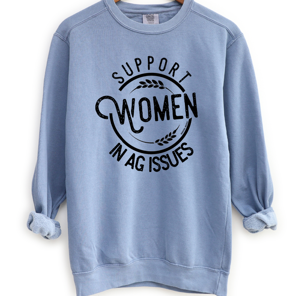 Support Women in Ag Issues Crewneck (S-3XL) - Multiple Colors!