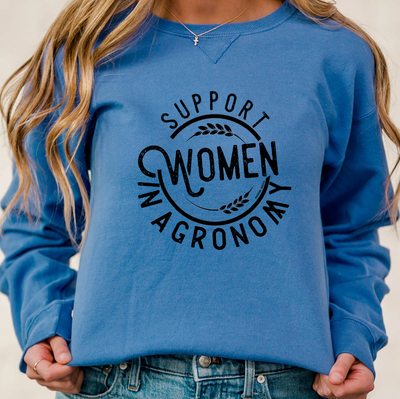 Support Women in Agronomy Crewneck (S-3XL) - Multiple Colors!