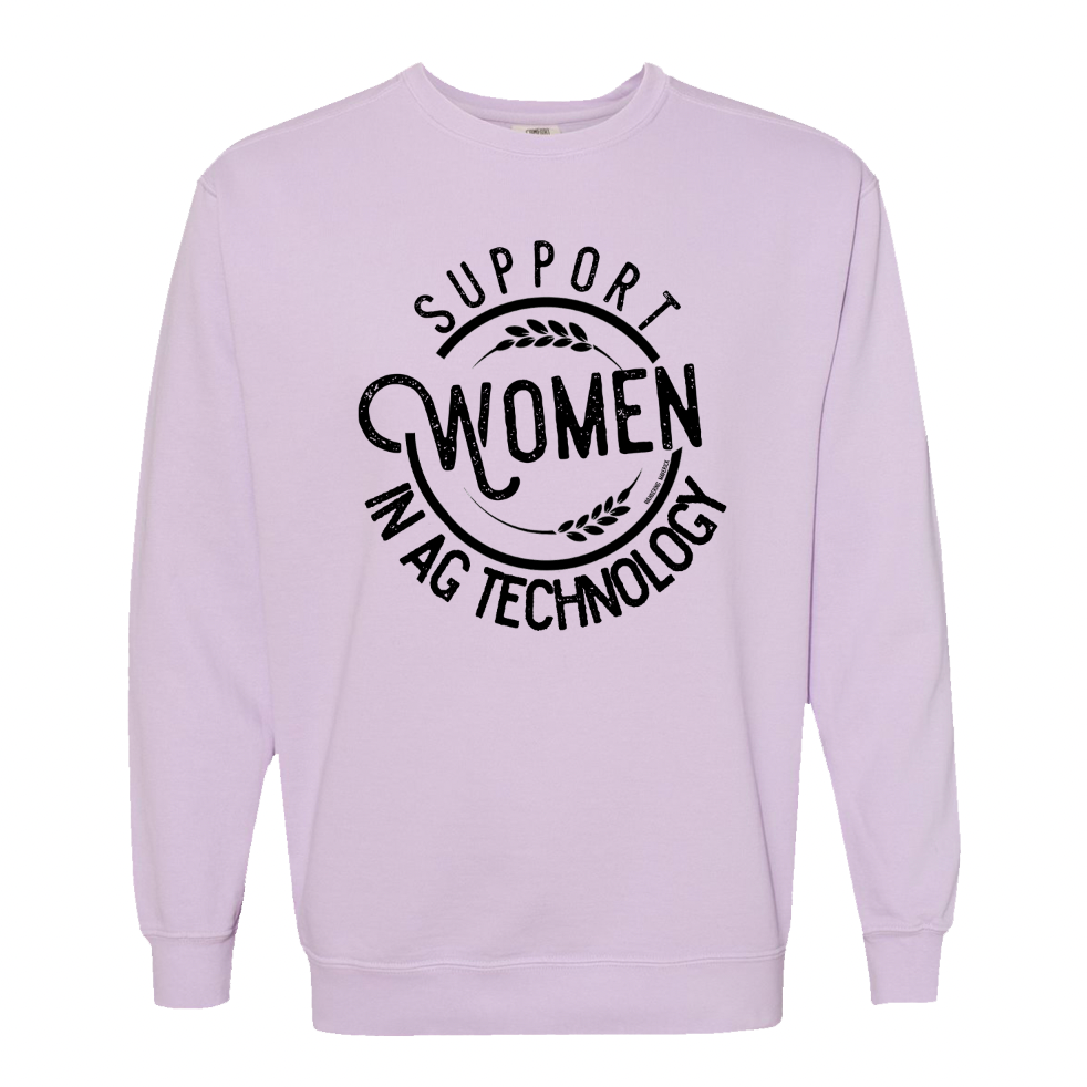 Support Women in Ag Technology Crewneck (S-3XL) - Multiple Colors!