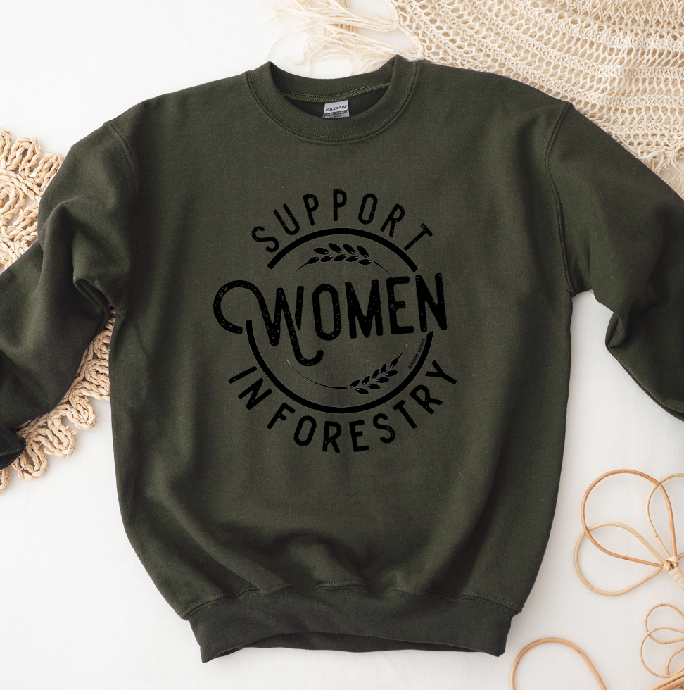 Support Women in Forestry Crewneck (S-3XL) - Multiple Colors!