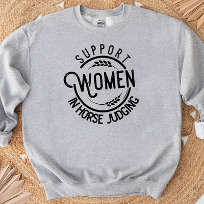Support Women in Horse Judging Crewneck (S-3XL) - Multiple Colors!