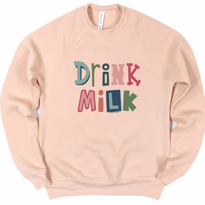 Magazine Drink Milk Crewneck (S-3XL) - Multiple Colors!