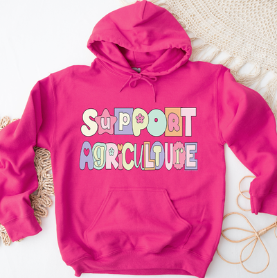 Pastel Support Agriculture Hoodie (S-3XL) Unisex - Multiple Colors!