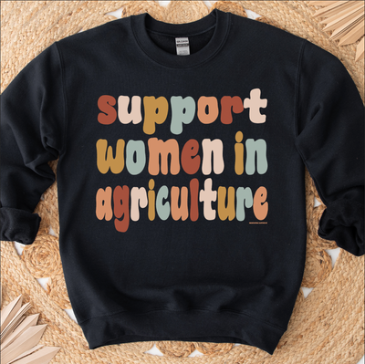 Boho Support Women In Agriculture Crewneck (S-3XL) - Multiple Colors!