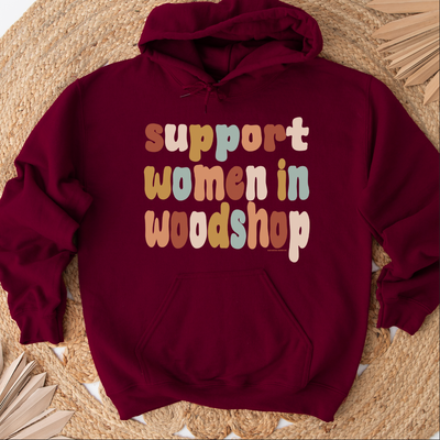 Boho Support Women In Woodshop Hoodie (S-3XL) Unisex - Multiple Colors!