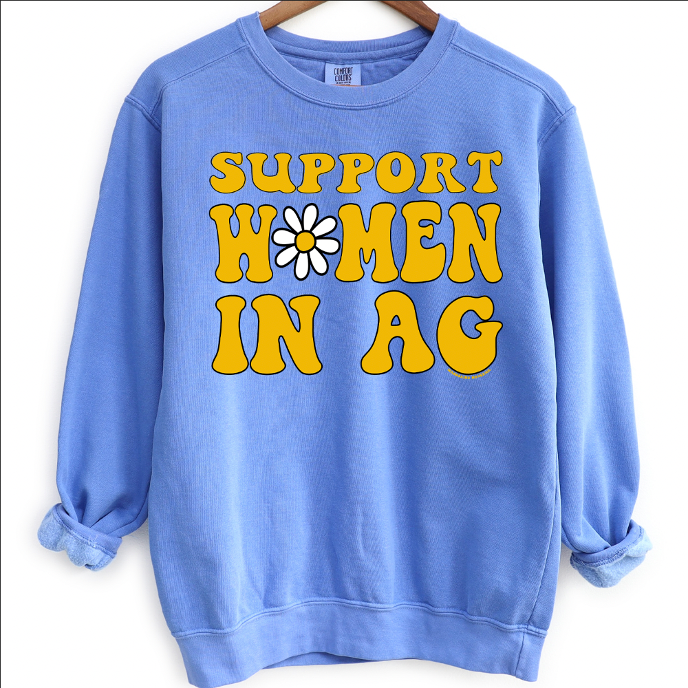 Daisy Support Women in Ag Crewneck (S-3XL) - Multiple Colors!