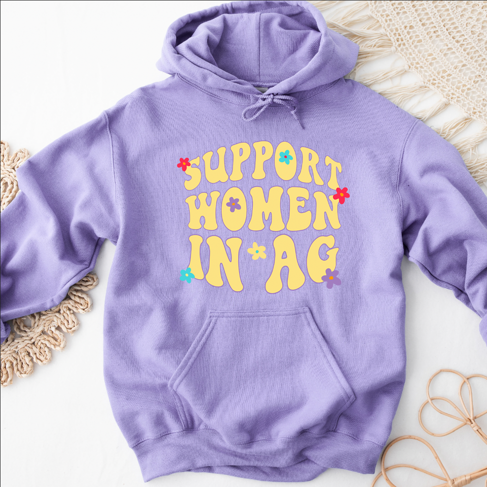 Flower Support Women In Ag Hoodie (S-3XL) Unisex - Multiple Colors!