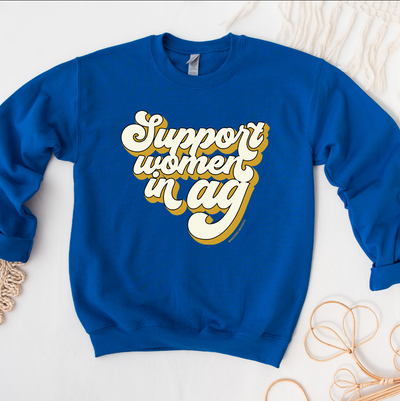 Retro Support Women In Ag Gold Crewneck (S-3XL) - Multiple Colors!