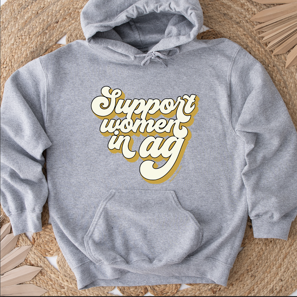 Retro Support Women In Ag Gold Hoodie (S-3XL) Unisex - Multiple Colors!