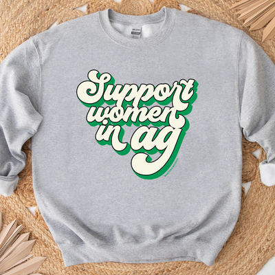 Retro Support Women In Ag Green Crewneck (S-3XL) - Multiple Colors!