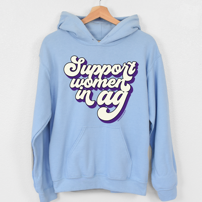 Retro Support Women In Ag Purple Hoodie (S-3XL) Unisex - Multiple Colors!