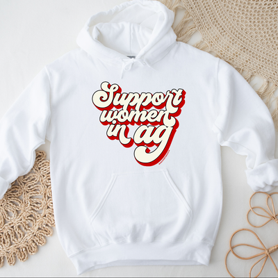 Retro Support Women In Ag Red Hoodie (S-3XL) Unisex - Multiple Colors!