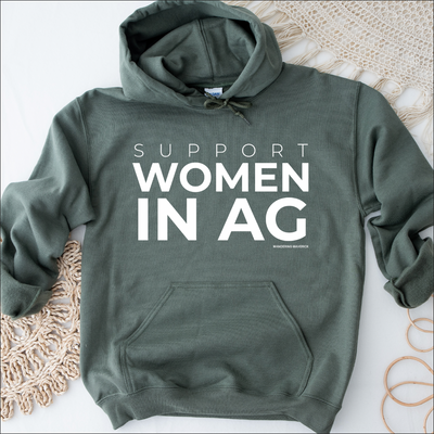Support Women In Ag WHITE INK Hoodie (S-3XL) Unisex - Multiple Colors!