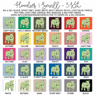 Saint Patrick Heifer Hoodie (S-3XL) Unisex - Multiple Colors!