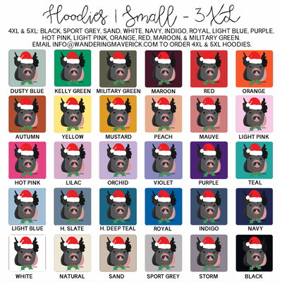 Christmas Spirit Pig Hoodie (S-3XL) Unisex - Multiple Colors!