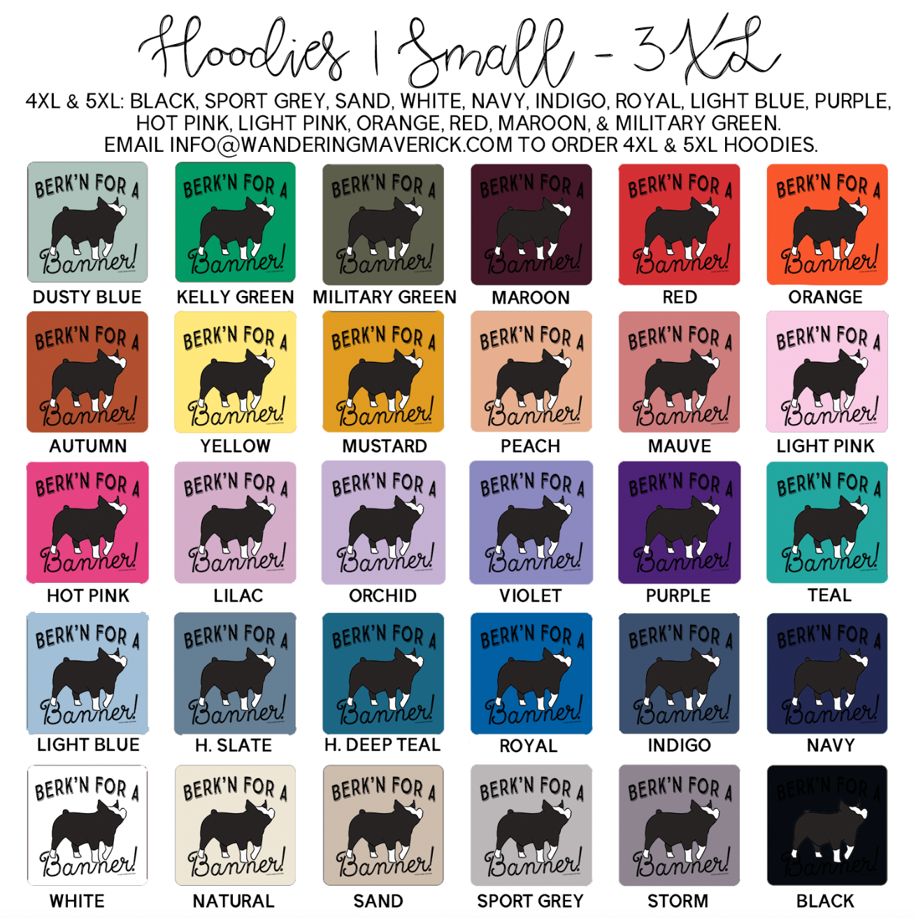 BerkN For A Banner Hoodie (S-3XL) Unisex - Multiple Colors!