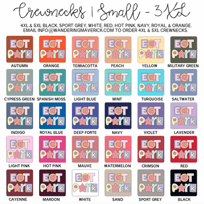 Pastel Eat Pork Crewneck (S-3XL) - Multiple Colors!