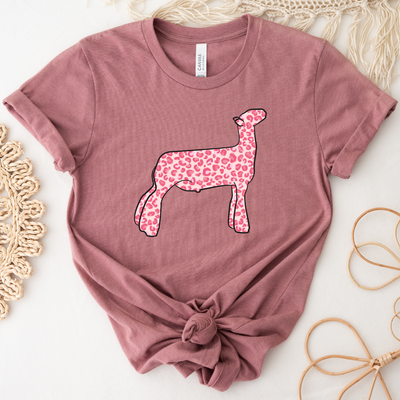 Pink Cheetah Lamb T-Shirt (XS-4XL) - Multiple Colors!