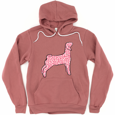 Pink Cheetah Goat Hoodie (S-3XL) Unisex - Multiple Colors!