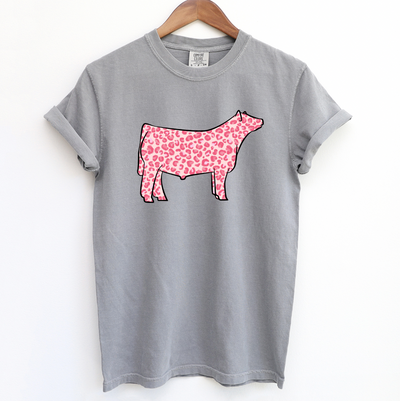 Pink Cheetah Steer ComfortWash/ComfortColor T-Shirt (S-4XL) - Multiple Colors!