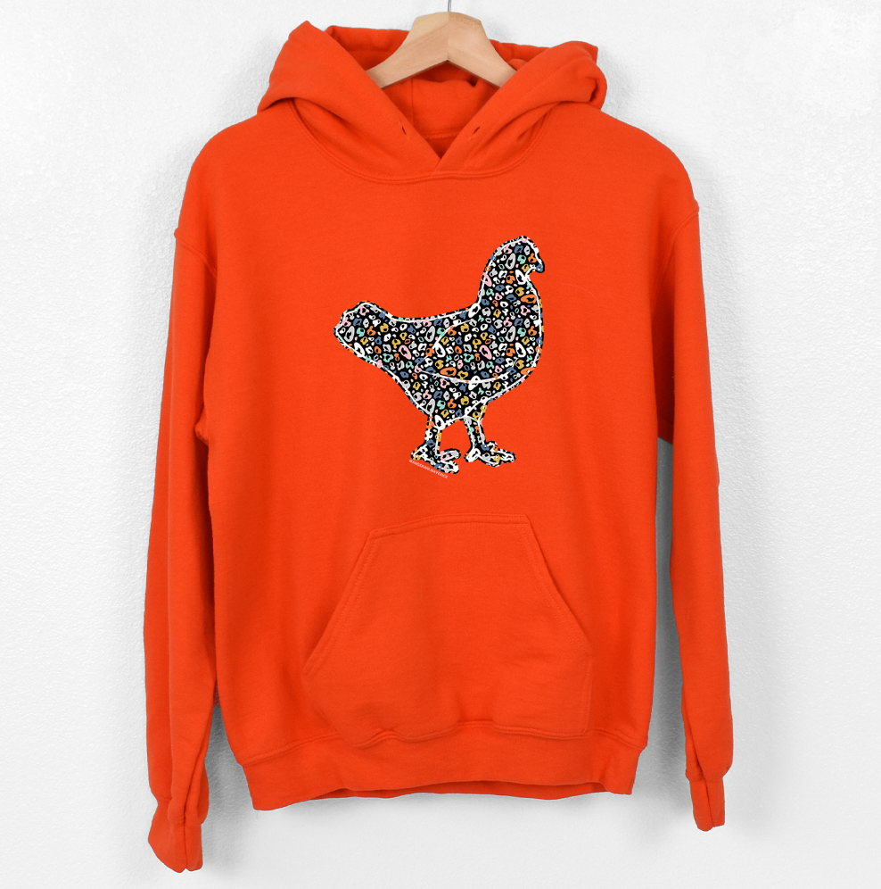 Colorful Cheetah Chicken Hoodie (S-3XL) Unisex - Multiple Colors!