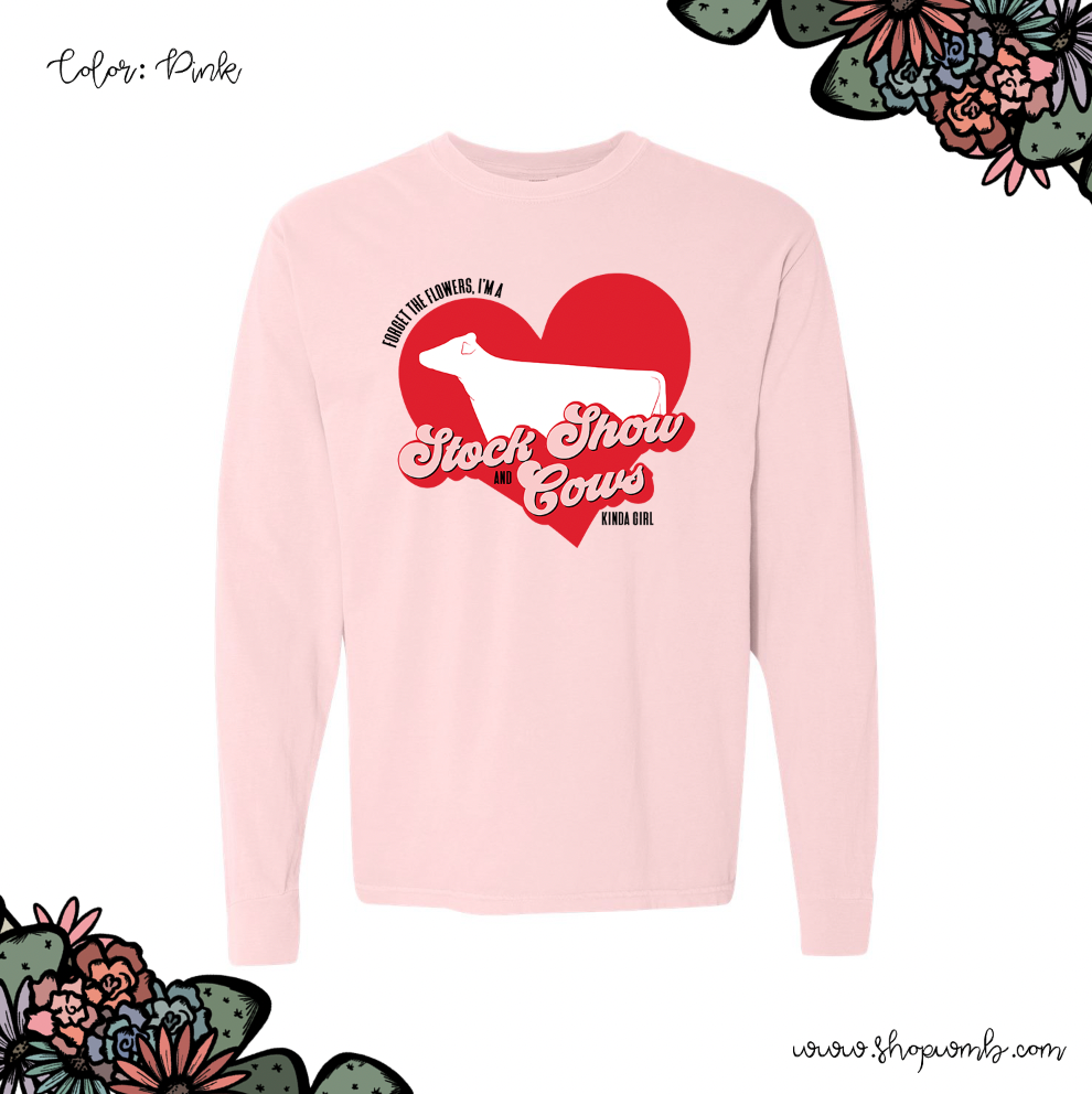 Forget The Flowers DAIRY COW LONG SLEEVE T-Shirt (S-3XL) - Multiple Colors!