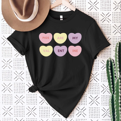 Pigs Are My Valentine T-Shirt (XS-4XL) - Multiple Colors!