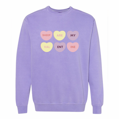 Sheep Are My Valentine Crewneck (S-3XL) - Multiple Colors!