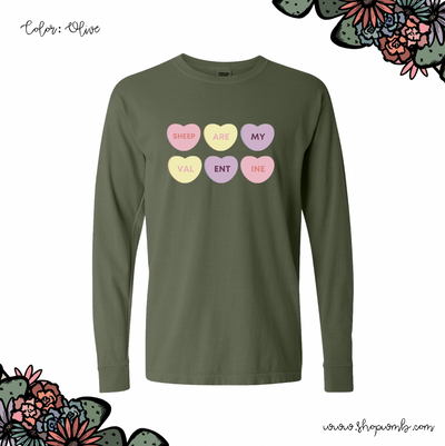 Sheep Are My Valentine LONG SLEEVE T-Shirt (S-3XL) - Multiple Colors!