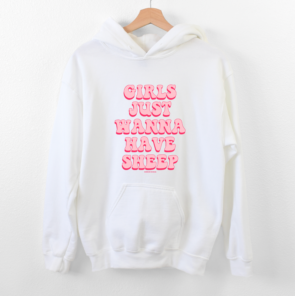 Girls Just Wanna Have Sheep Hoodie (S-3XL) Unisex - Multiple Colors!