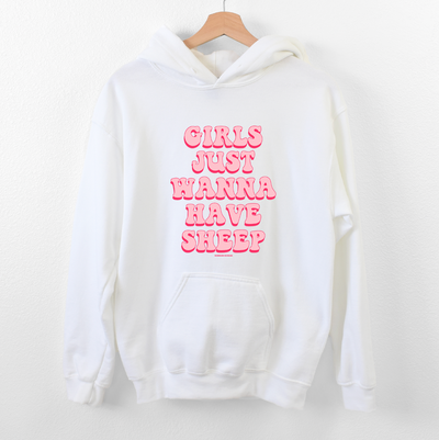 Girls Just Wanna Have Sheep Hoodie (S-3XL) Unisex - Multiple Colors!