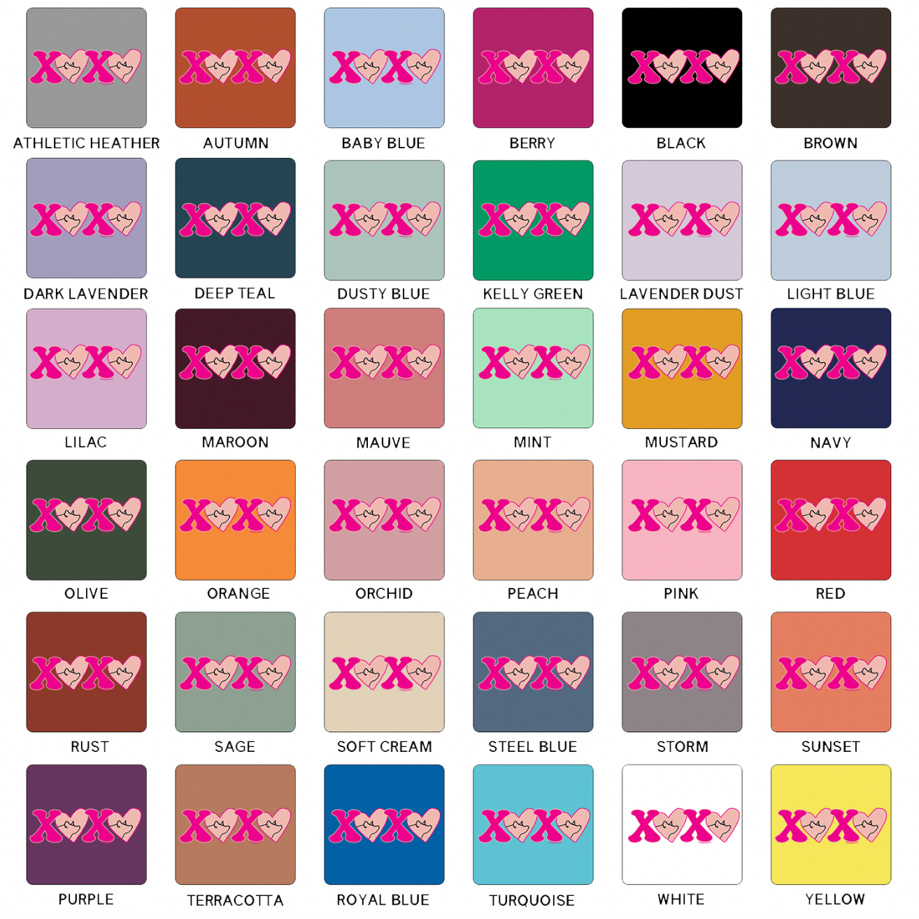 XOXO Pig T-Shirt (XS-4XL) - Multiple Colors!