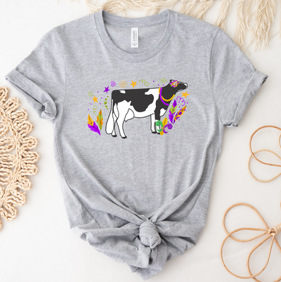 Dairy Cow Mardi Gras T-Shirt (XS-4XL) - Multiple Colors!