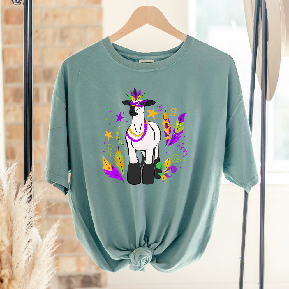 Lamb Mardi Gras ComfortWash/ComfortColor T-Shirt (S-4XL) - Multiple Colors!