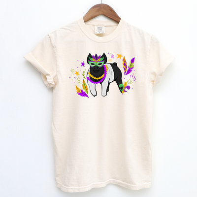 Pig Mardi Gras ComfortWash/ComfortColor T-Shirt (S-4XL) - Multiple Colors!