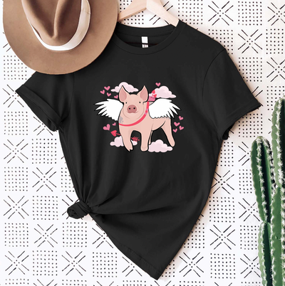 Cupid Pig T-Shirt (XS-4XL) - Multiple Colors!