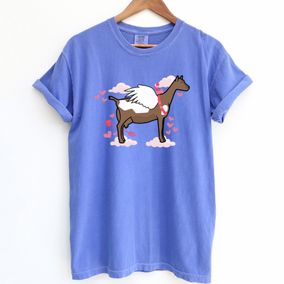 Cupid Dairy Goat ComfortWash/ComfortColor T-Shirt (S-4XL) - Multiple Colors!
