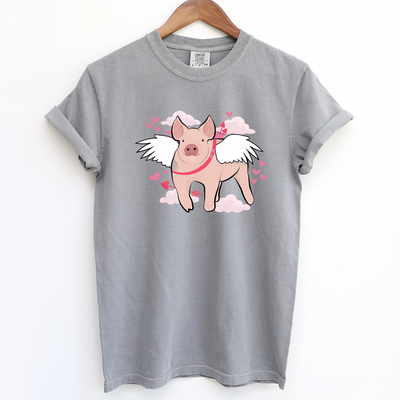 Cupid Pig ComfortWash/ComfortColor T-Shirt (S-4XL) - Multiple Colors!
