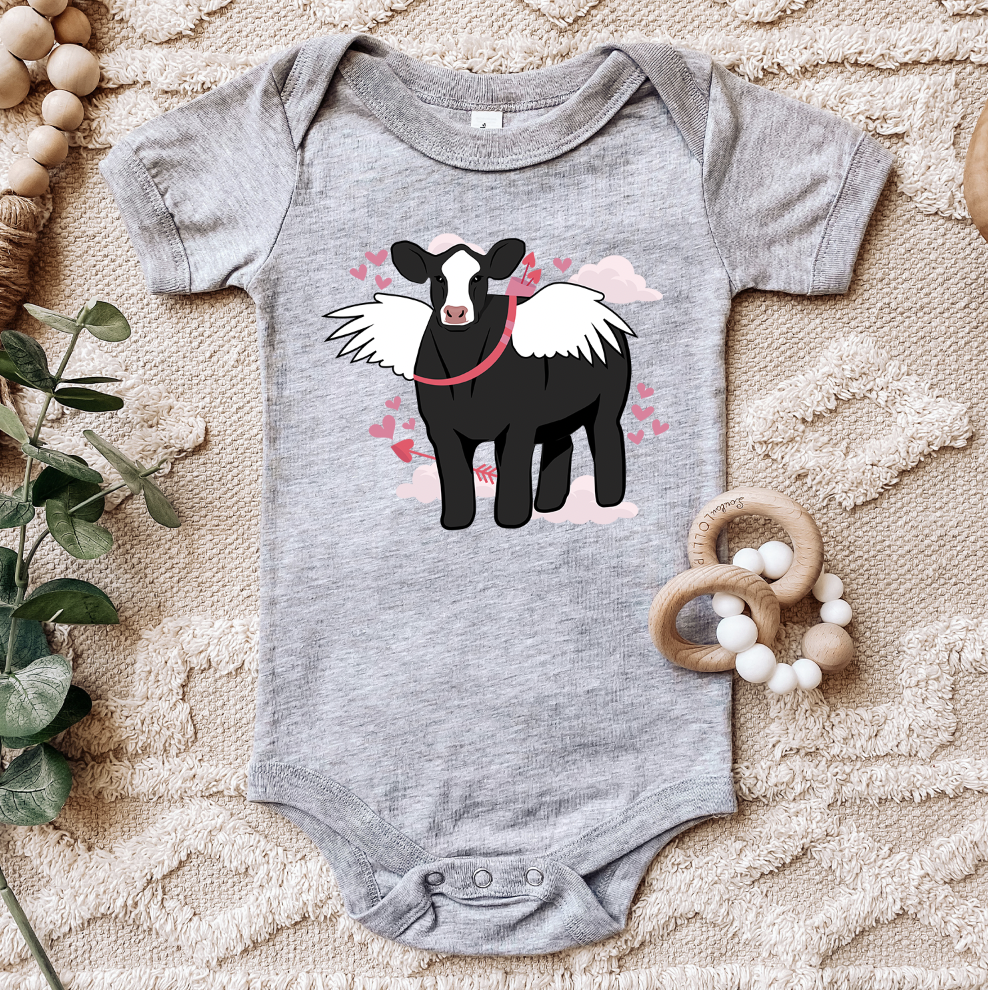 Cupid Cow One Piece/T-Shirt (Newborn - Youth XL) - Multiple Colors!