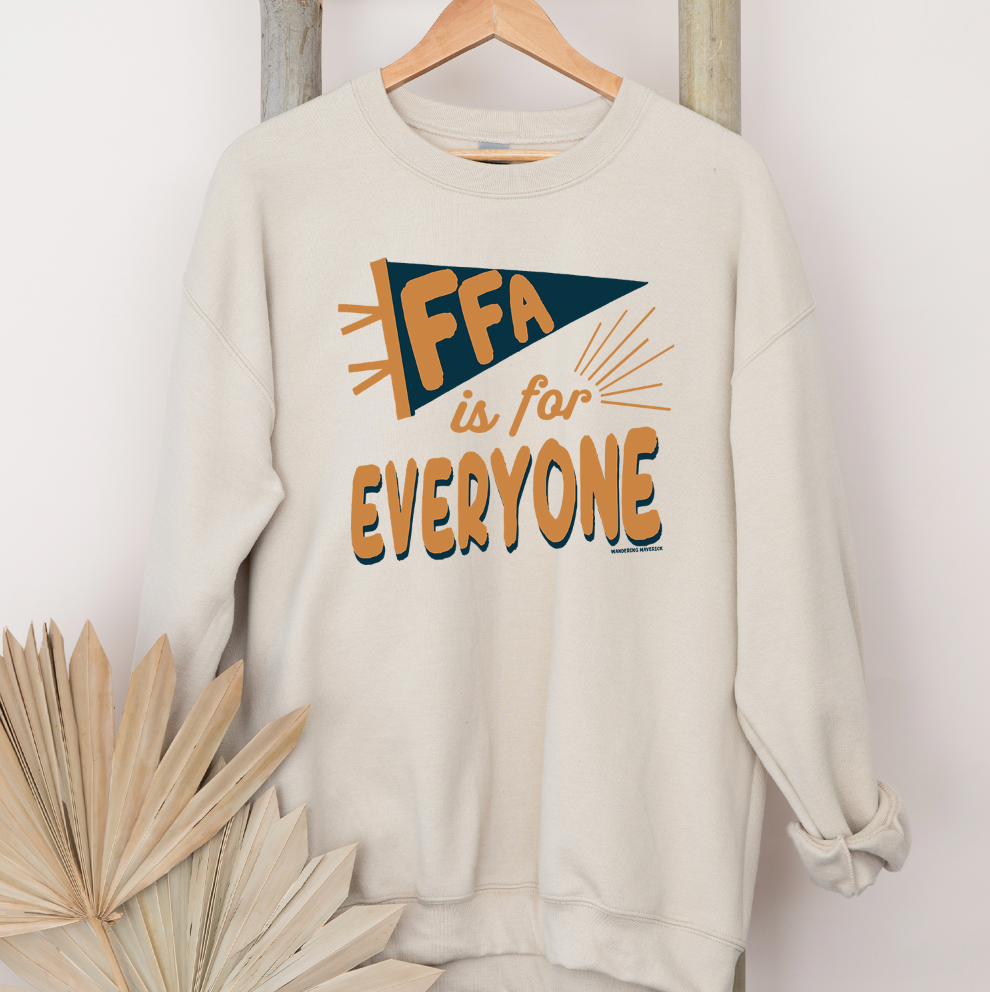 FFA Is For Everyone Crewneck (S-3XL) - Multiple Colors!