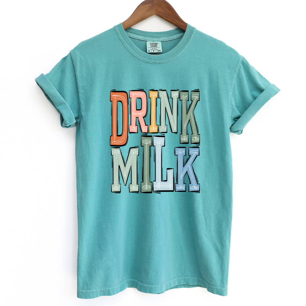 Boho Drink Milk ComfortWash/ComfortColor T-Shirt (S-4XL) - Multiple Colors!