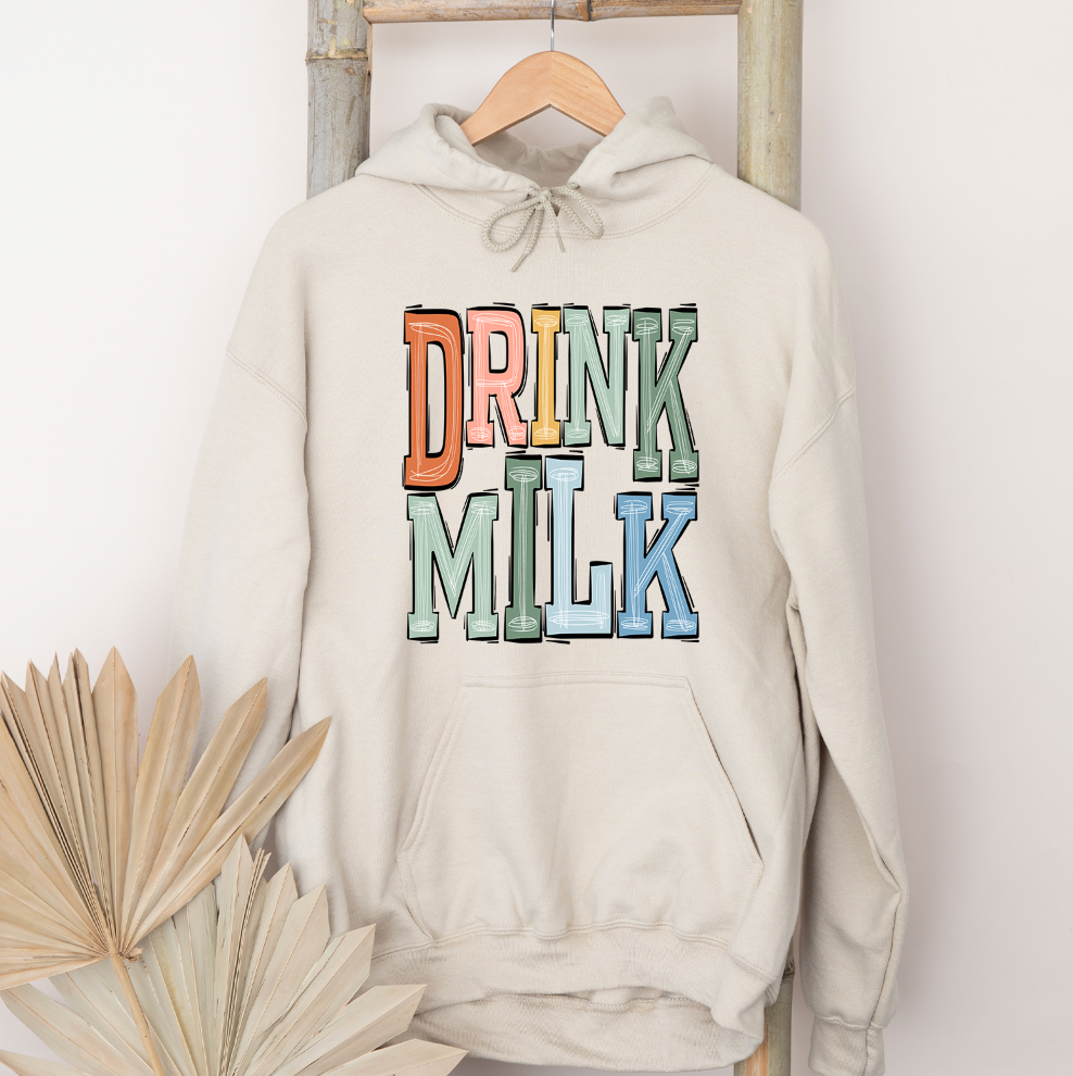 Boho Drink Milk Hoodie (S-3XL) Unisex - Multiple Colors!