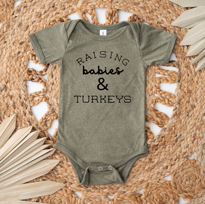 Raising Babies & Turkeys One Piece/T-Shirt (Newborn - Youth XL) - Multiple Colors!