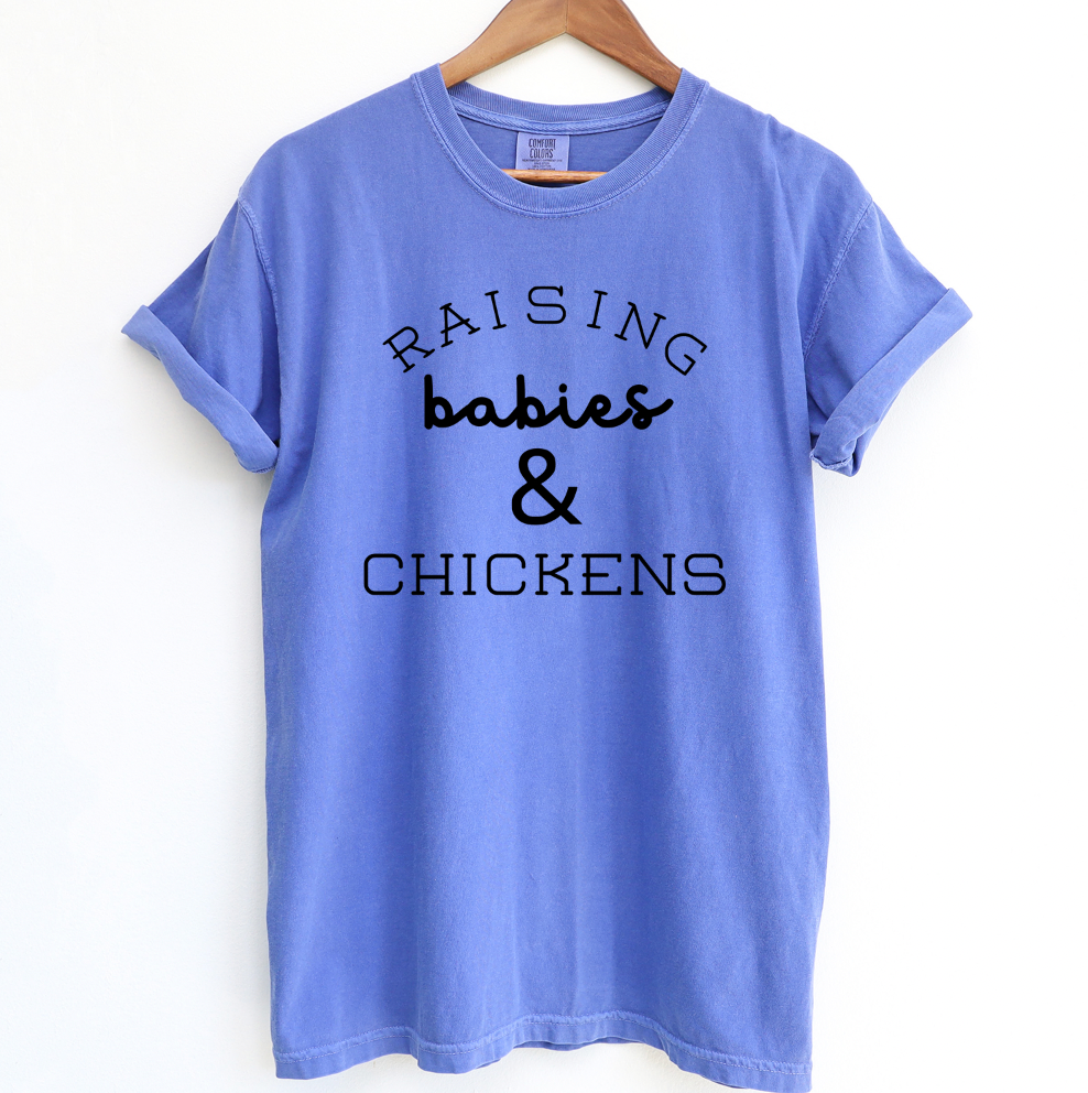 Raising Babies & Chickens ComfortWash/ComfortColor T-Shirt (S-4XL) - Multiple Colors!
