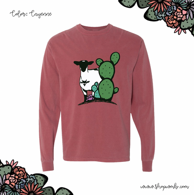 Cactus Lamb LONG SLEEVE T-Shirt (S-3XL) - Multiple Colors!