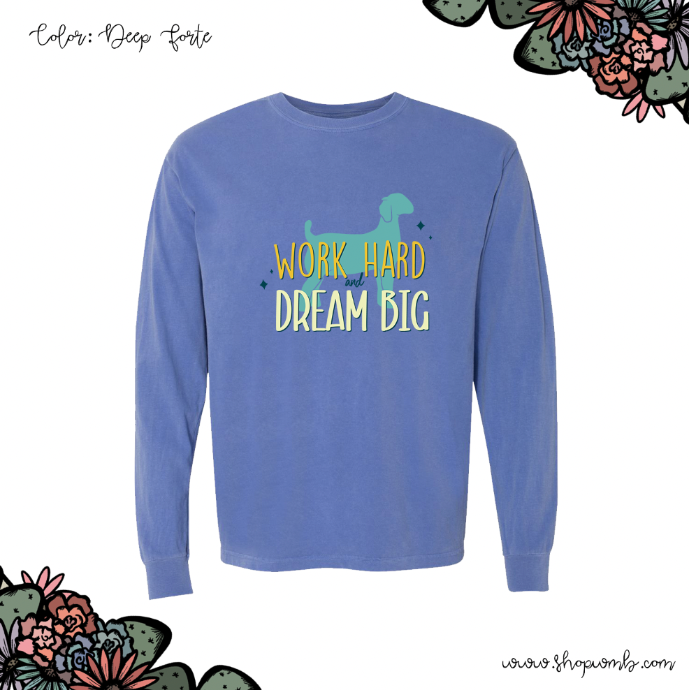 Dream Big Goat LONG SLEEVE T-Shirt (S-3XL) - Multiple Colors!