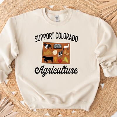 Support Colorado Agriculture Crewneck (S-3XL) - Multiple Colors!