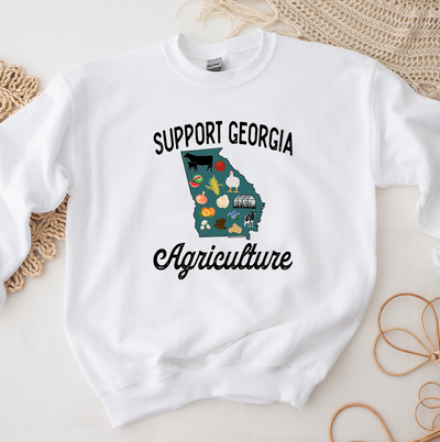 Support Georgia Agriculture Crewneck (S-3XL) - Multiple Colors!